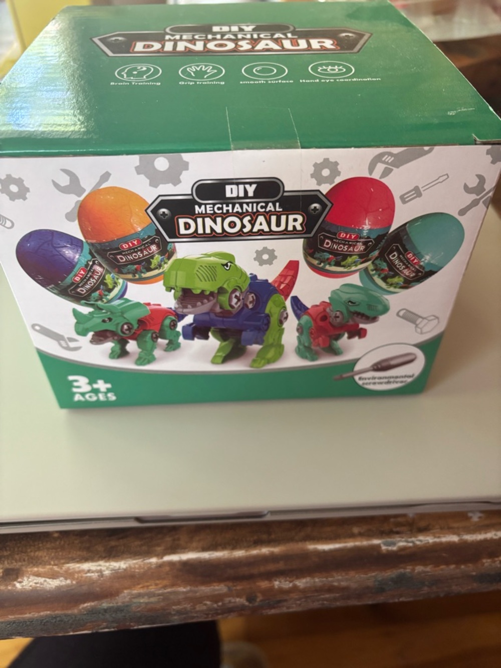 DIY mechanical dinosaur Building Kit boy toys stem